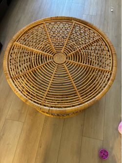 Wicker coffee  table