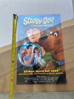Scooby Doo Autographed Signed Poster San Diego Comic Con