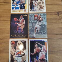 Iverson, Ewing And Kidd Basketball Cards