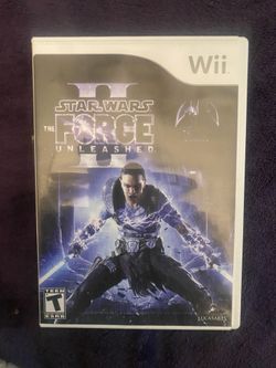 Nintendo Wii Star Wars force unleashed 2 complete works great
