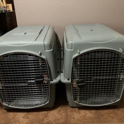 2 Petmate Sky Kennel Dog Crates