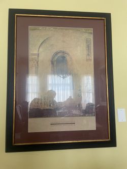 Donald Farnsworth Baptistery Window Print & Frame