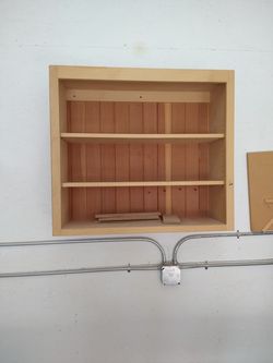 Cabinets and shelves