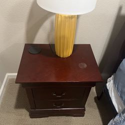 Matching Bedside Table (1) and Dresser