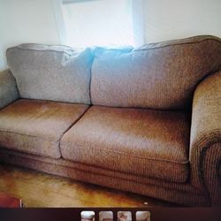 Three Piece, Couch, Loveseat, Ottoman See Pics And Notes!