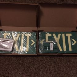 Green Exit Signs 