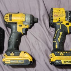 Brushless Dewalt Impact Drill Combo 20 Volt
