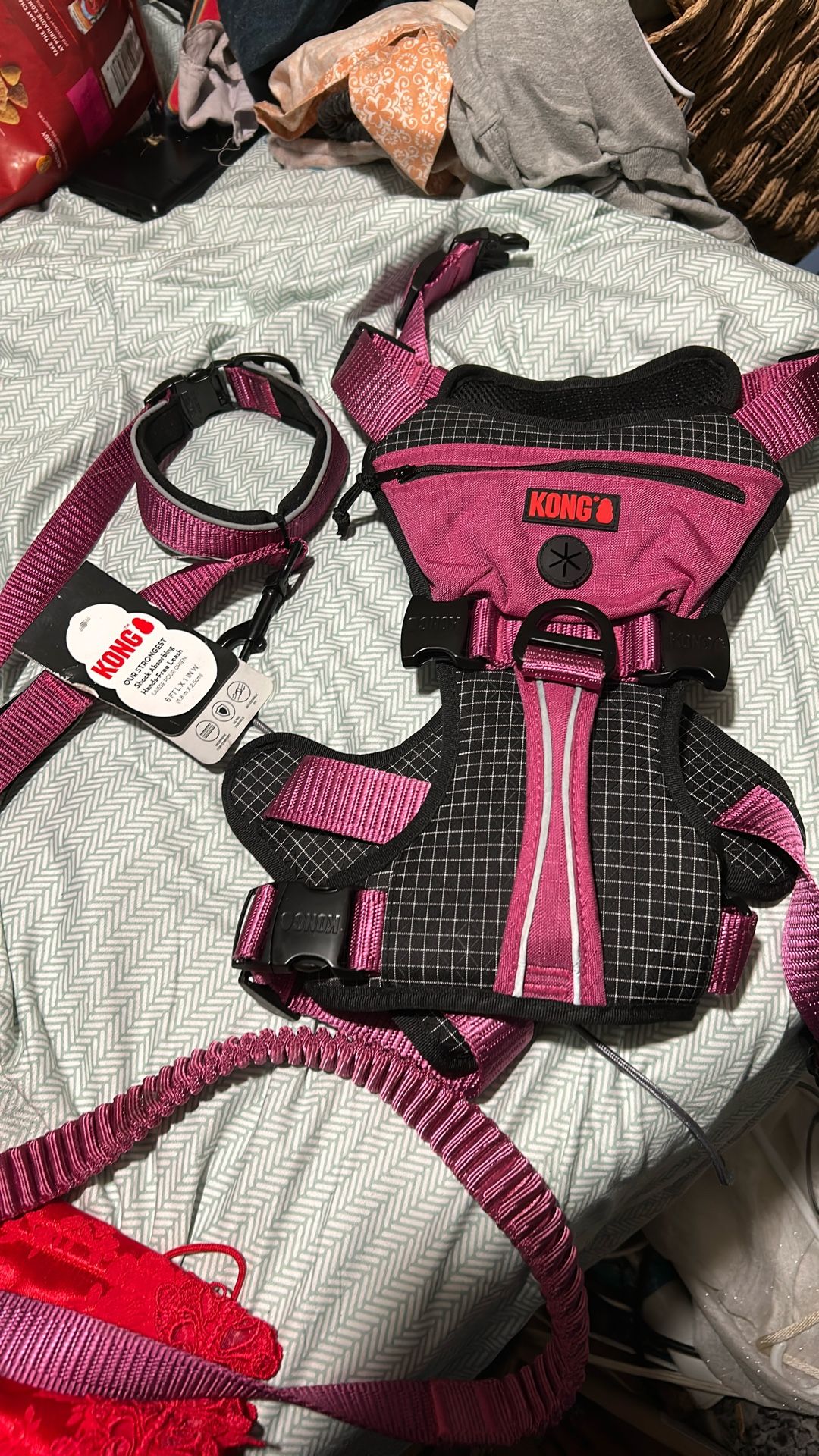 Kong Large Leash N Harness New Never Used