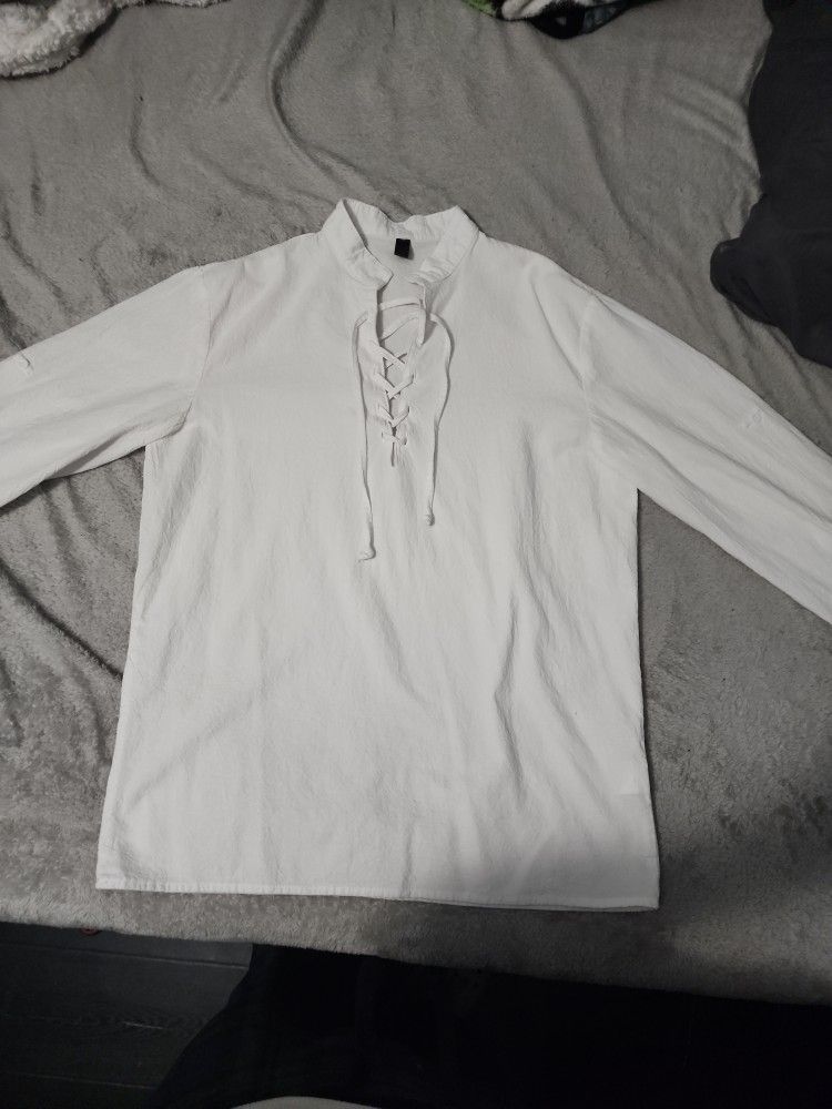 White M Shirt