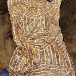 Sequin Dress And Coral Dress