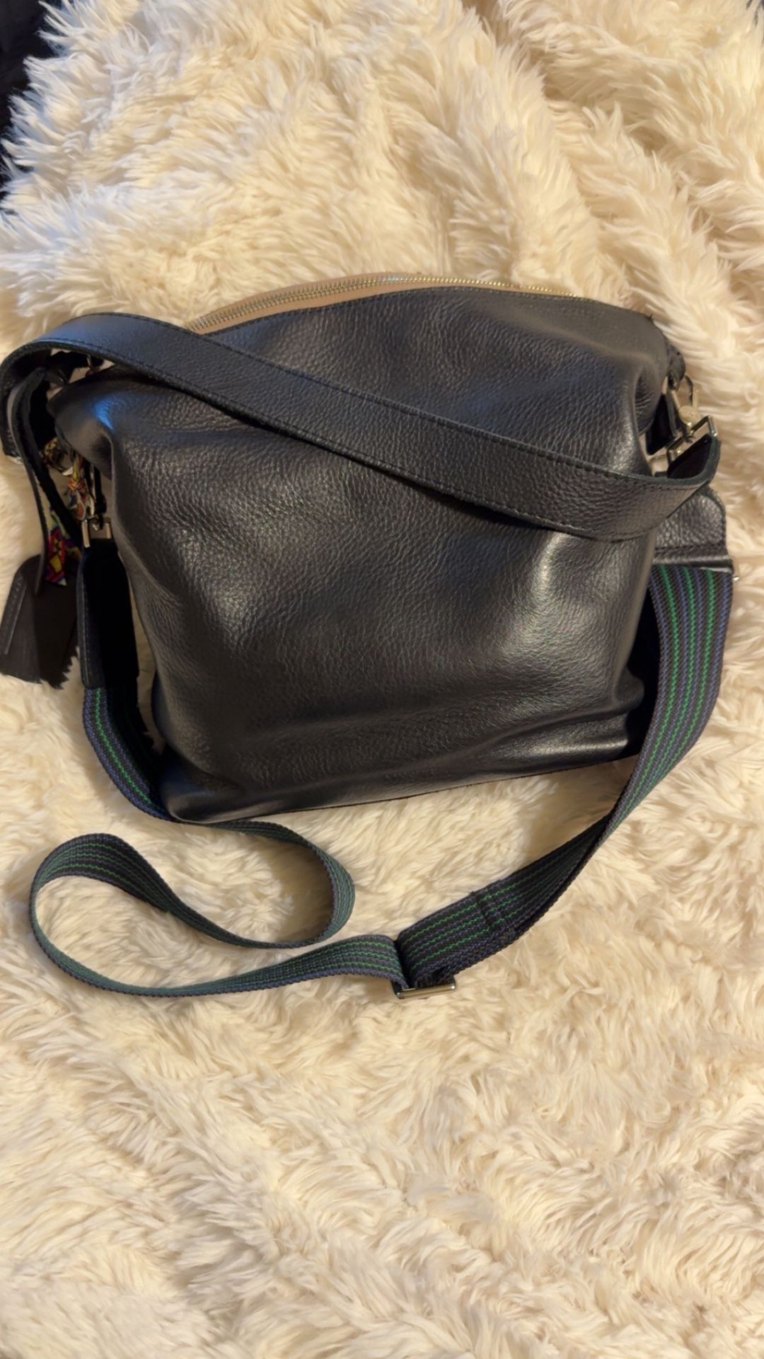 Consuela hobo Evi Black Leather Purse