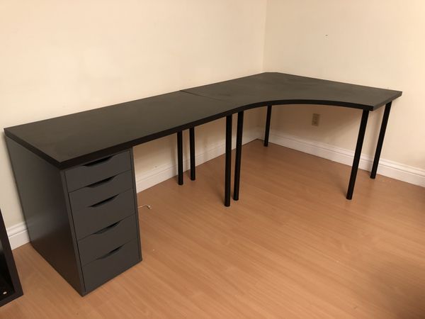 Ikea Linnmon Corner Desk Alex Drawers For Sale In San Jose Ca