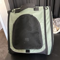 Dog Carrier With Rollers