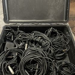 Case Full Of HighEnd Pro Audio Cables
