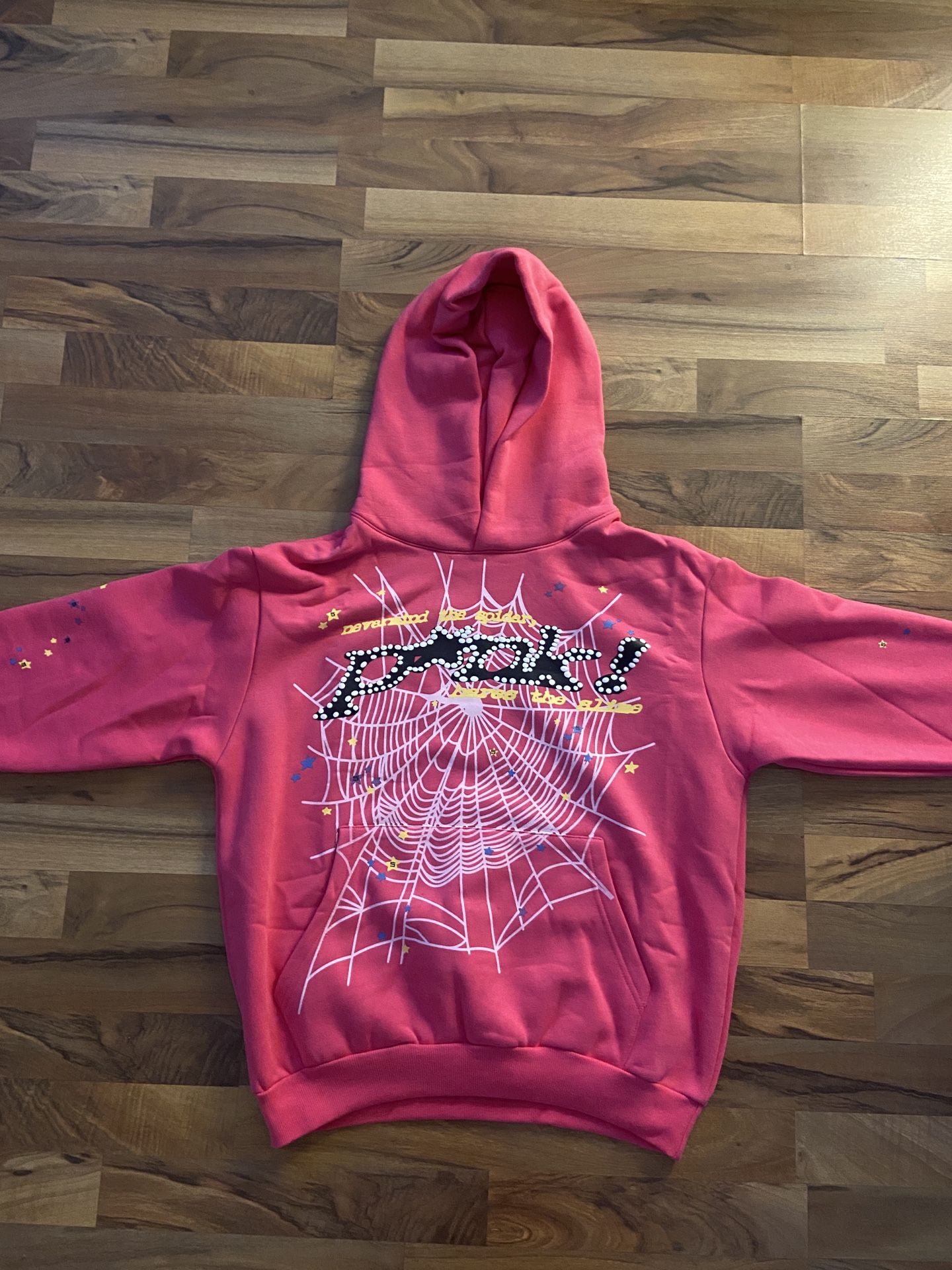Pink Sp5der hoodie