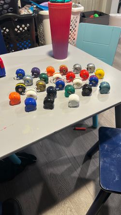 Vintage NFL OPI Gum ball Helmets