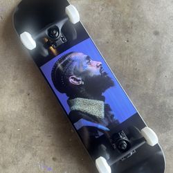 Nipsey Hussle Pro Skateboard Complete Thunders Bones
