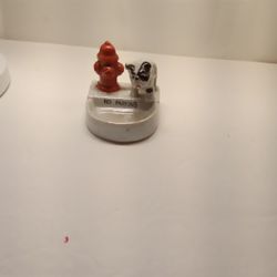 Vintage Occupied Japan Bulldog Fire Hydrant No Parking Ashtray Ringdish Gum READ 