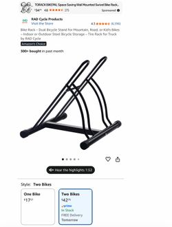 Dual Bike Rack