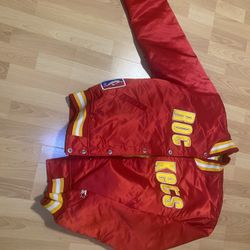 BRAND NEW !!   Classic Starter HOUSTON ROCKETS Bomber Jacket (Never Worn!)