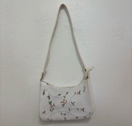 SHEIN Flower Embroidered Square Crossbody Bag
