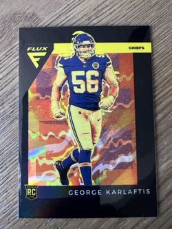 2022 Panini Chronicles-Flux George Karlaftis #FX-17 Black 1/1 RC