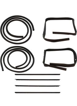 Rubber Door Weatherstrip Seal Kit Set For Chevrolet Blazer S10 1(contact info removed) Black