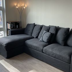 Ikea Harlanda Sleeper Sofa With Chaise And Storage