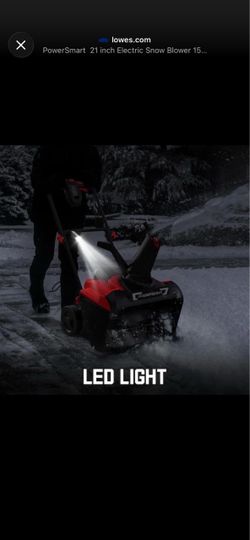 New PowerSmart 21-Inch Electric Snow Blower DB7521A