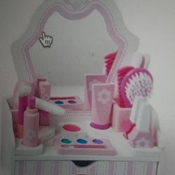 Beauty Salon Play Set with 18 Accessories