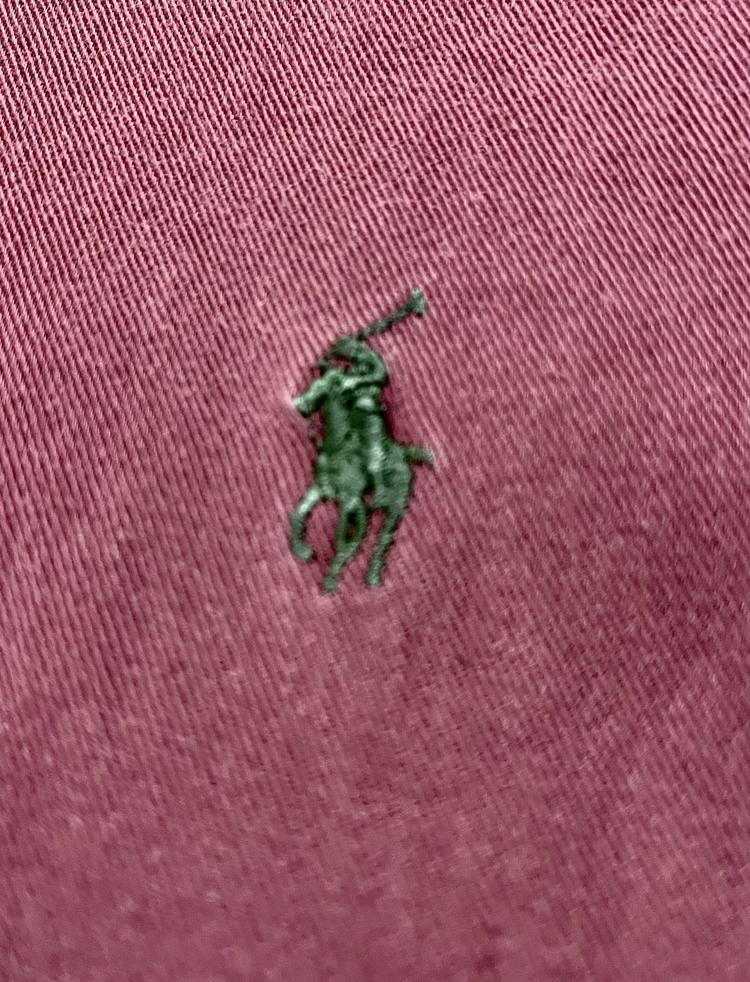 Ralph Lauren Button Down Shirt XL – Maroon Cotton