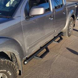LA Zona Auto Parts 2005 To 2026 Nissan Frontier Crew Cab Running Boards Estribos Side Step Escalon Off road 