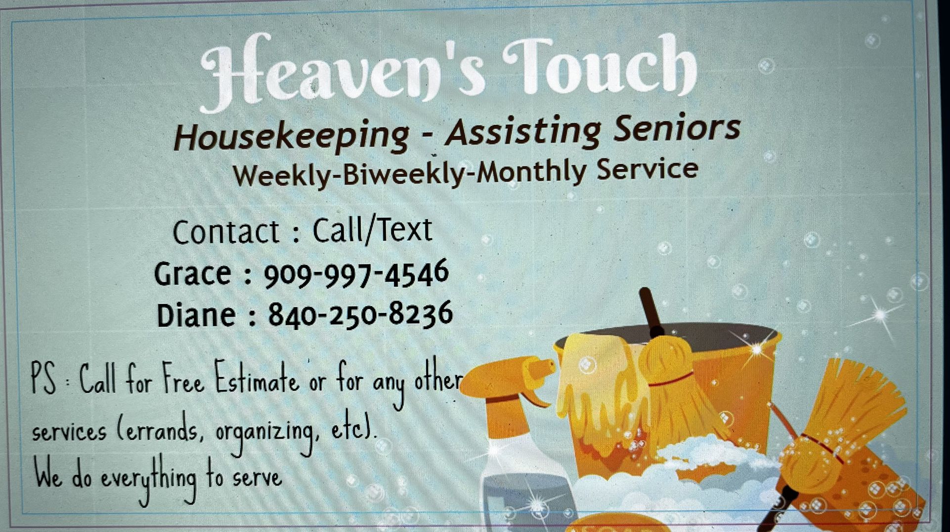 Housekeeping-Assisting Seniors