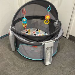 Fisher-Price On-the-Go Infant Dome Portable Bassinet and Play Space