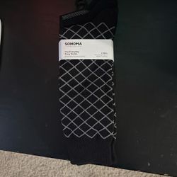 Sonoma The Everyday Crew Socks 3 Pairs - Unopened 