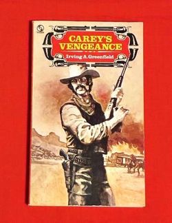 Vintage paperback western Casey’s Vengeance by Irving A. Greenfield 1975 UK ed