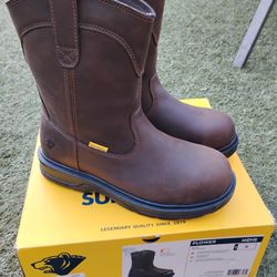 Herman Survivors Plower Steel Toe Work Boots Sz 9 NEW!