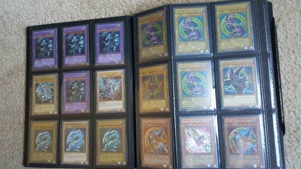 Large collection of holographic Yugioh cards (& free pokemon cards)