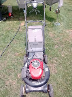 self-propelled mower
