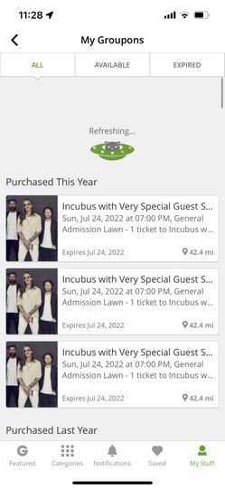 Incubus With Sublime With Rome Tickets
