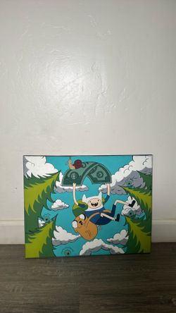 homemade Adventure Time Painting