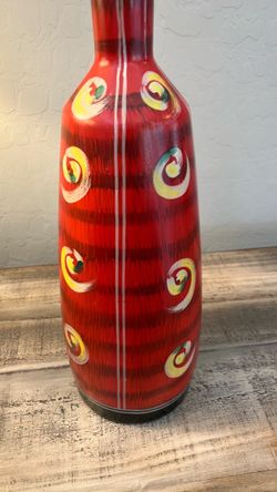 Baum Bros Bongo Collection Tall Decorative Bottle / Vase