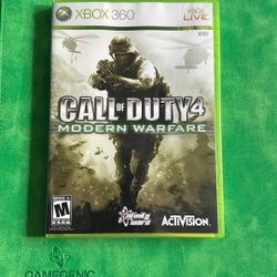 Call Of Duty 4 Modern Warfare For Xbox 360