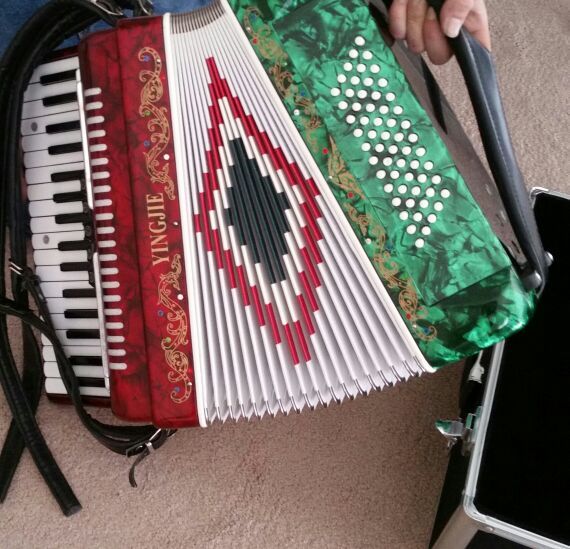 Brand New Yingjie Accordion with strap and case