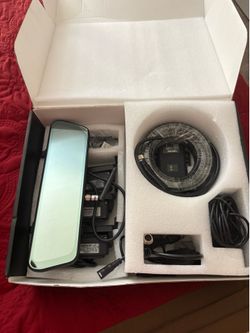 Backup camera with rear view mirror monitor