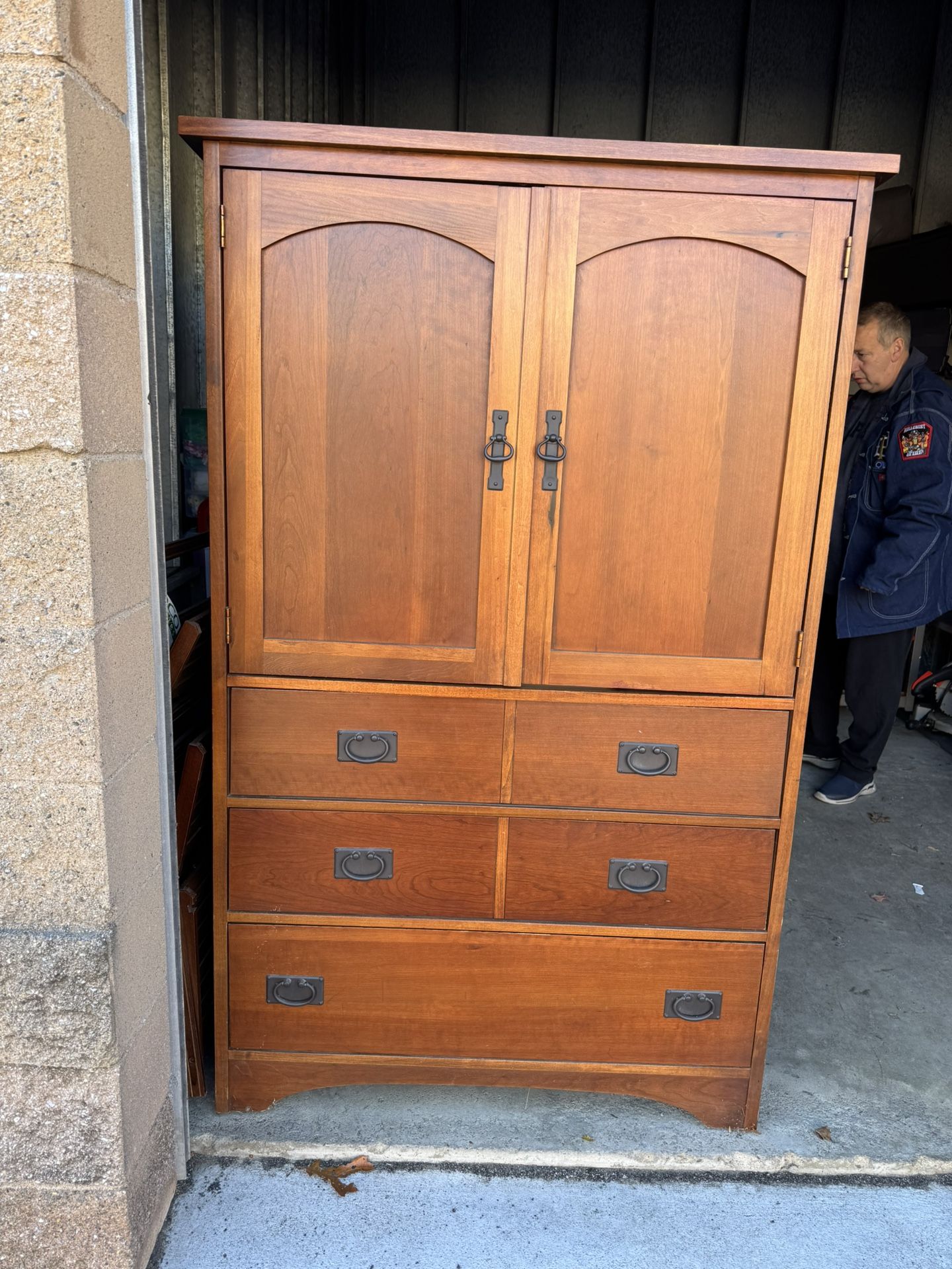 Tall Dresser Cabinet.