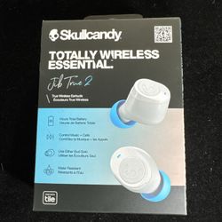 Blue  Skullcandy Jib True 2 True Wireless Water Resistant Earbuds
