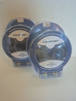 BLAUPUNKT 2 SET 0 GAUGE CCA CAR AMPLIFIER INSTALL KIT 5000W