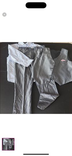 Andrew Fezza Gray Kids Suit