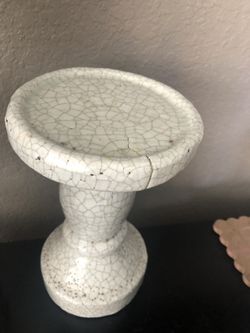 Marble candle holder